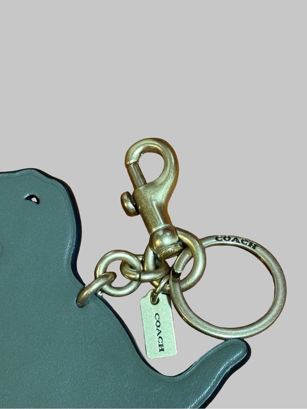COACH Authentic Rexy Bag/Keychain Charm - Picture 4 of 5